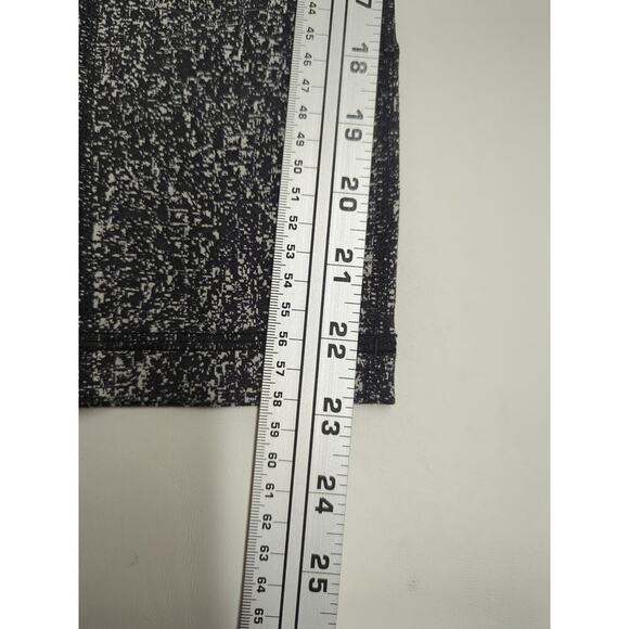 Lululemon Pace Rival Crop 22" Black and White Size 4 - Picture 12 of 13